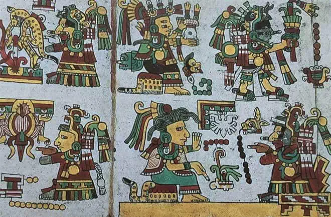 detalle genealogia soberano teozacoalco mixteca